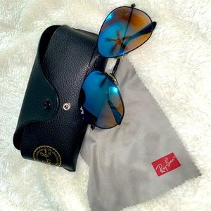 Ray-Ban Aviators - Blue/Brown